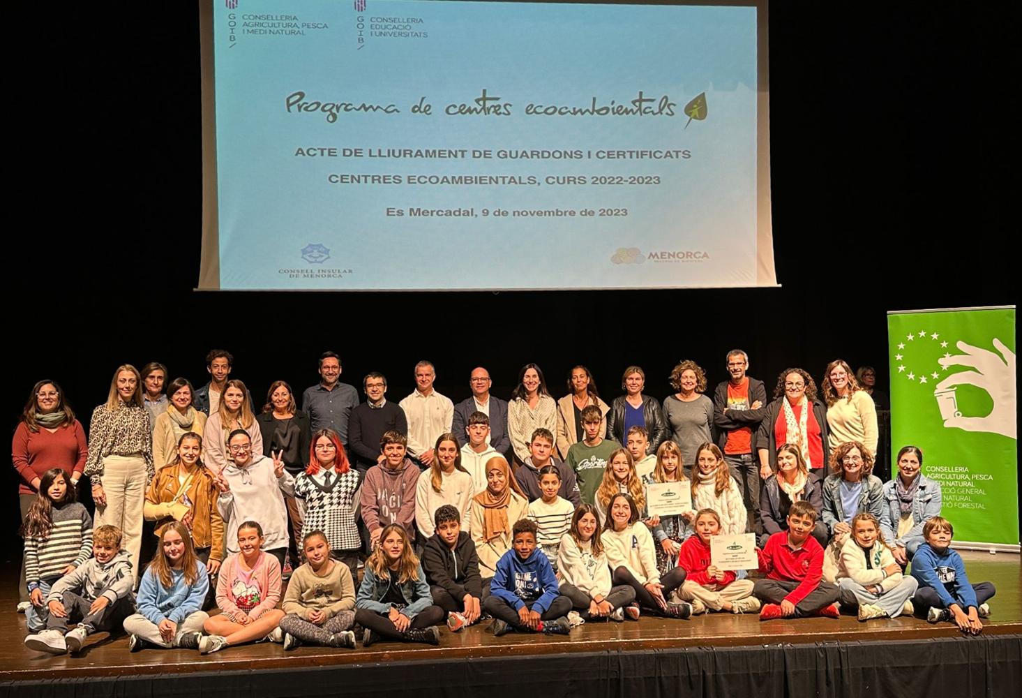 Imagen del artículo Un total de 15 centros escolares de Menorca reciben el reconocimiento de Centros Ecoambientales por sus proyectos de educación ambiental y desarrollo sostenible