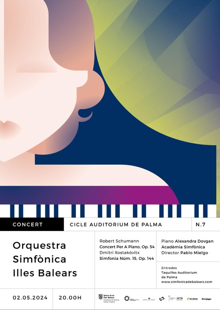 Imagen del artículo El Concierto para piano de Schumann y la Sinfonía n.º 15 de Shostakóvitx en el séptimo concierto de la Sinfónica del ciclo Auditorium de Palma