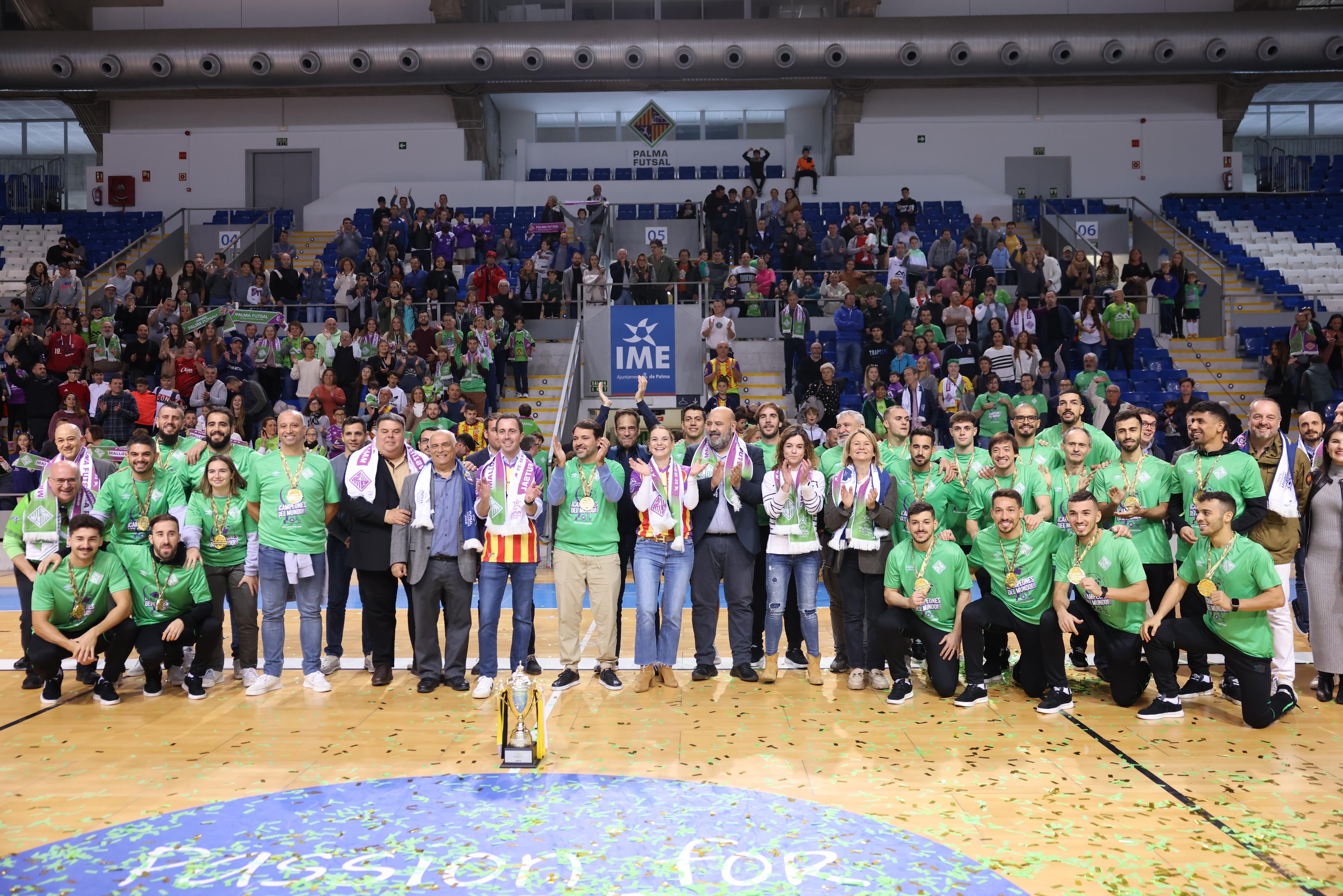 Imagen del artículo La presidenta Marga Prohens recibe al Illes Balears Palma Futsal, campeones de la Copa Intercontinental