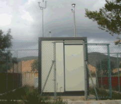 Estació de Can Misses (Eivissa) - Xarxa balear de vigilància i control de la qualitat de l'aire. Estación de Can Misses (Ibiza) - Red balear de vigilancia y control de la calidad del aire.