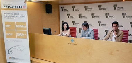 El conseller Negueruela anuncia que el Pla de lluita contra la precarietat en el treball a Menorca 