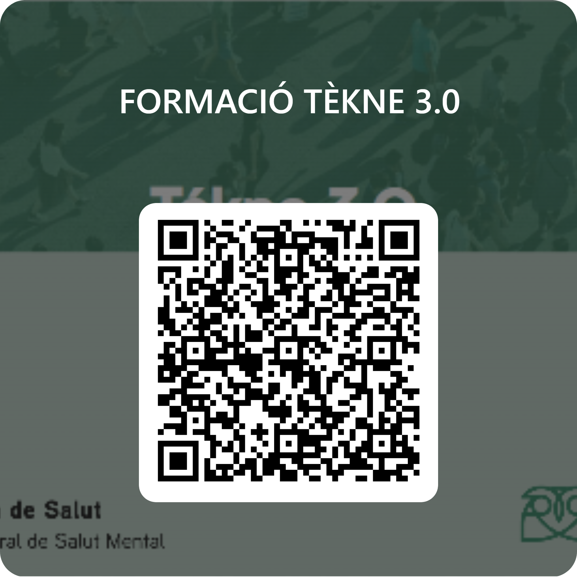 Enllaç QR per a inscripció al curs TEKNE 3.0