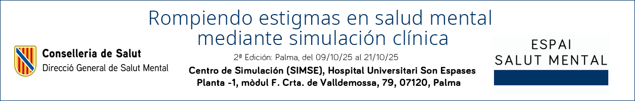 Formación Rompiendo estigmas en salutd mental mediante simulación clínica