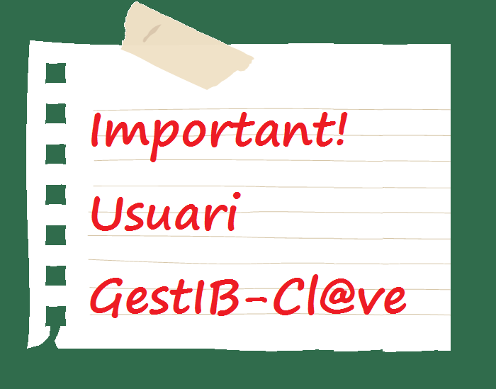 usuari gestib_Clave