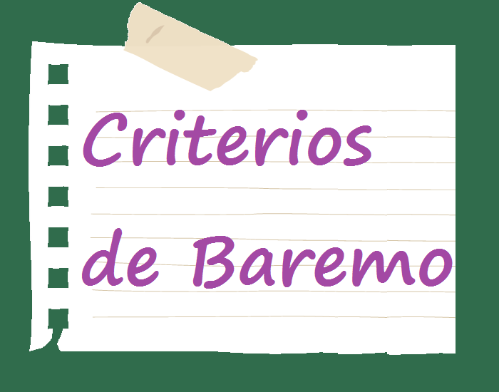 criteris barem