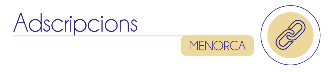 Adscripcions Menorca