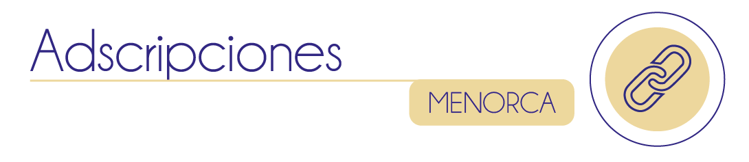 Adscripciones Menorca