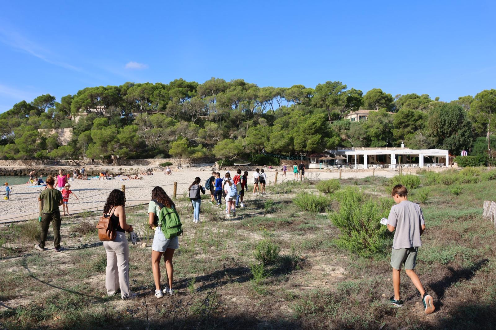 Recollida de residus al LCUE 2025, Parc Natural de Mondragó, 3 d'octubre de 2025.