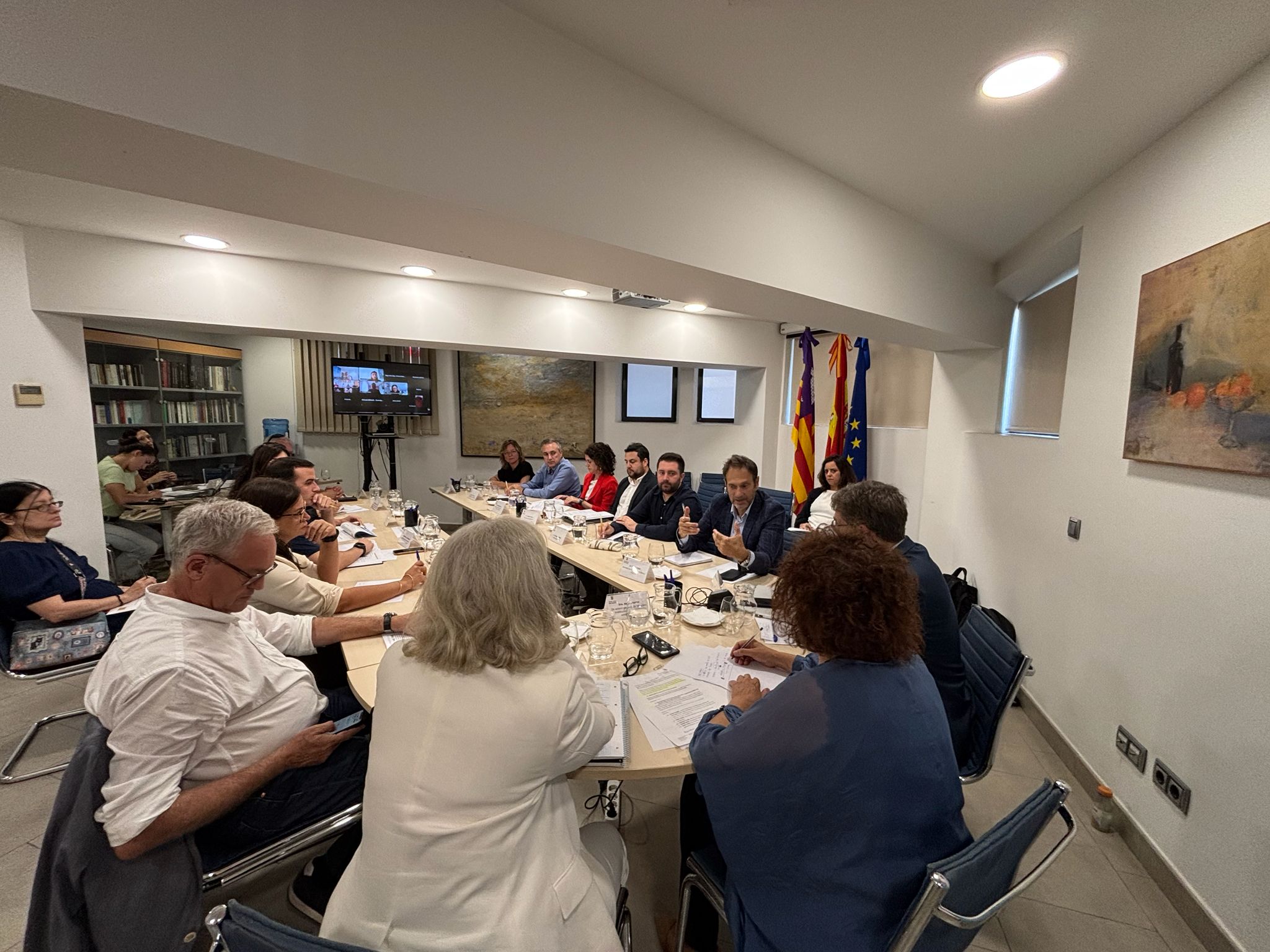 Reunió de seguiment dels primers 6 mesos de la presidència balear de l'Euroregió. Palma, 23 d'octubre de 2025