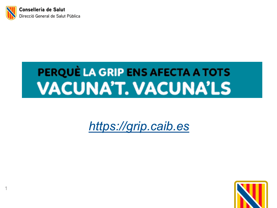 Missatges campanya vacunació grip català