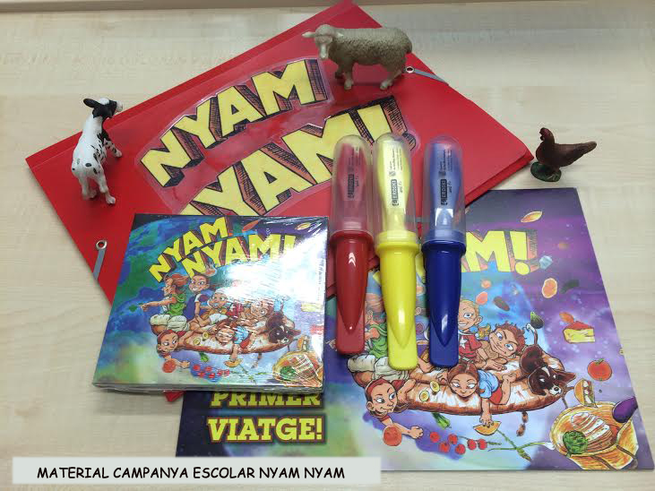 MATERIAL CAMPANYA ESCOLAR NYAM NYAM