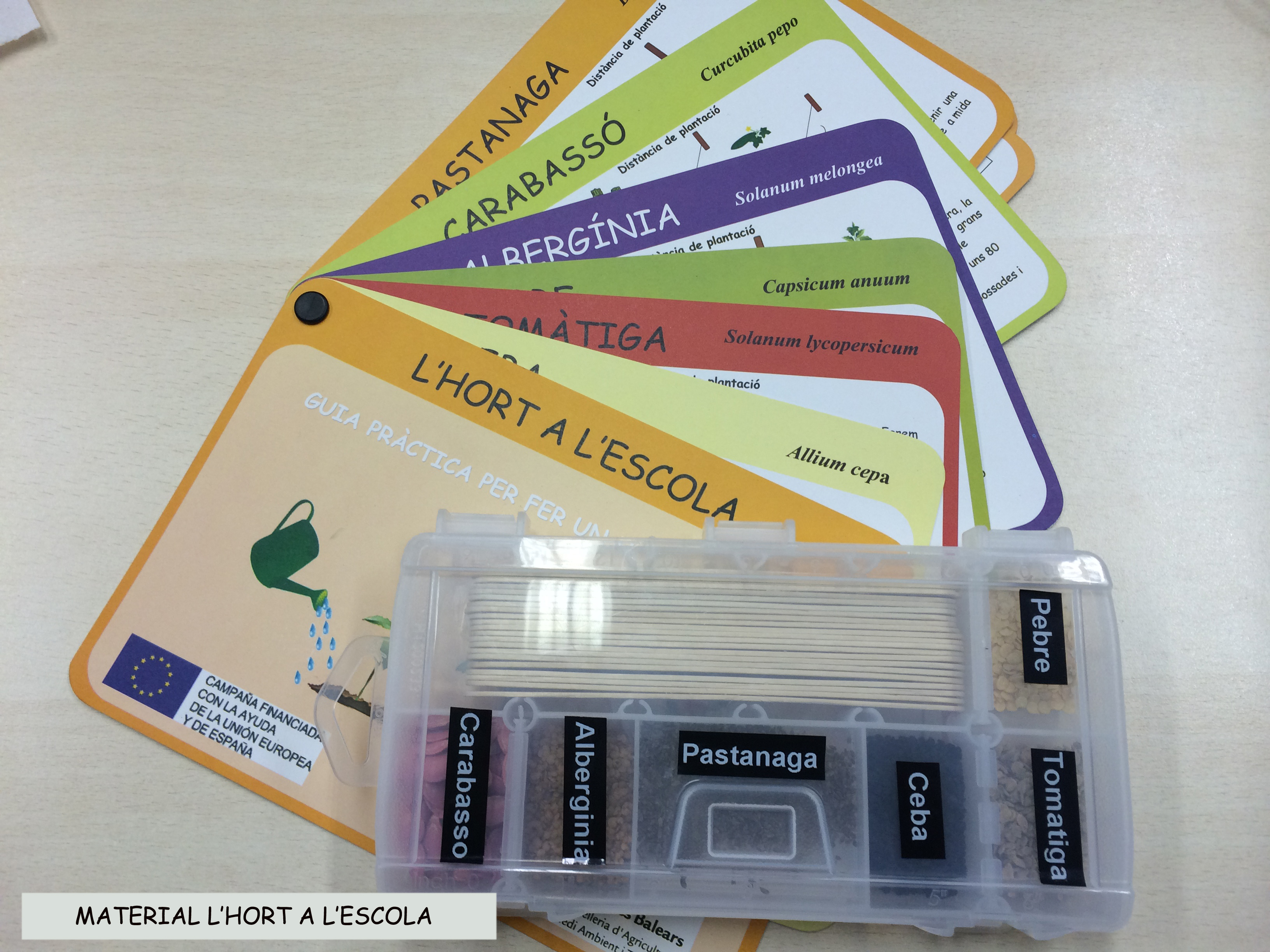 MATERIAL L'HORT A L'ESCOLA