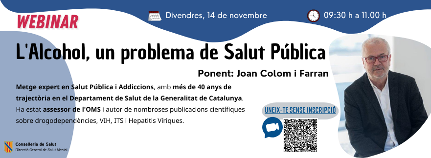 baner 15 noviembre. Día Mundial sin Alcohol 2025