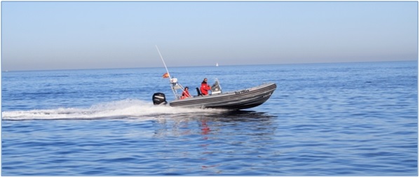 Servei de vigilància patrullant dins la Reserva Marina dels Freus d'Eivissa i Formentera