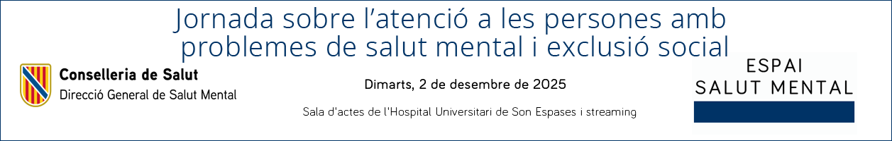 Formació Jornada sobre l’atenció a les persones amb problemes de salut mental i exclusió social