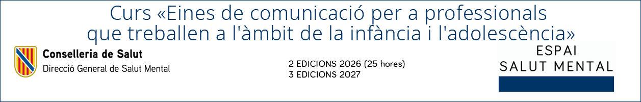 Formaci&oacute; Curs &laquo;eines professionals inf&agrave;ncia i adolesc&egrave;ncia&raquo;
