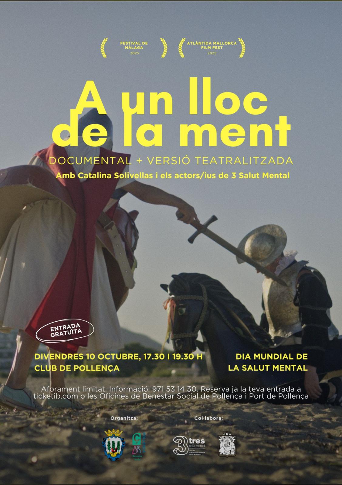 Imatge cartell "A un lloc de la ment" Pollença