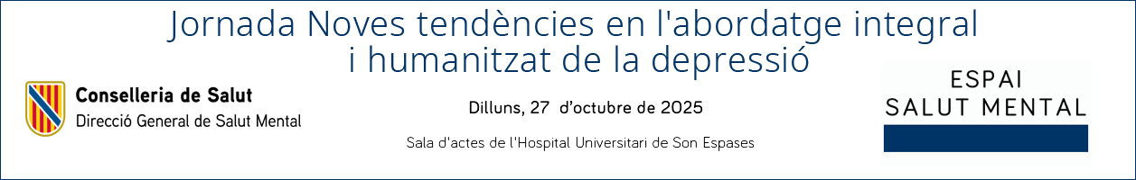 Formació Jornada Noves tendències en l'abordatge integral i humanitzat de la depressió