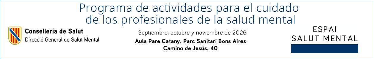 Formaci&oacute; Programa activitats per a la cura de professionals de la salut mental