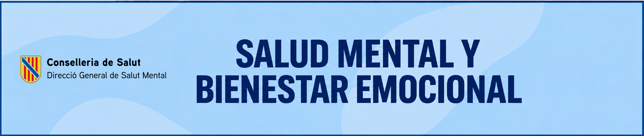 Baner  Salut mental i benestar emocional