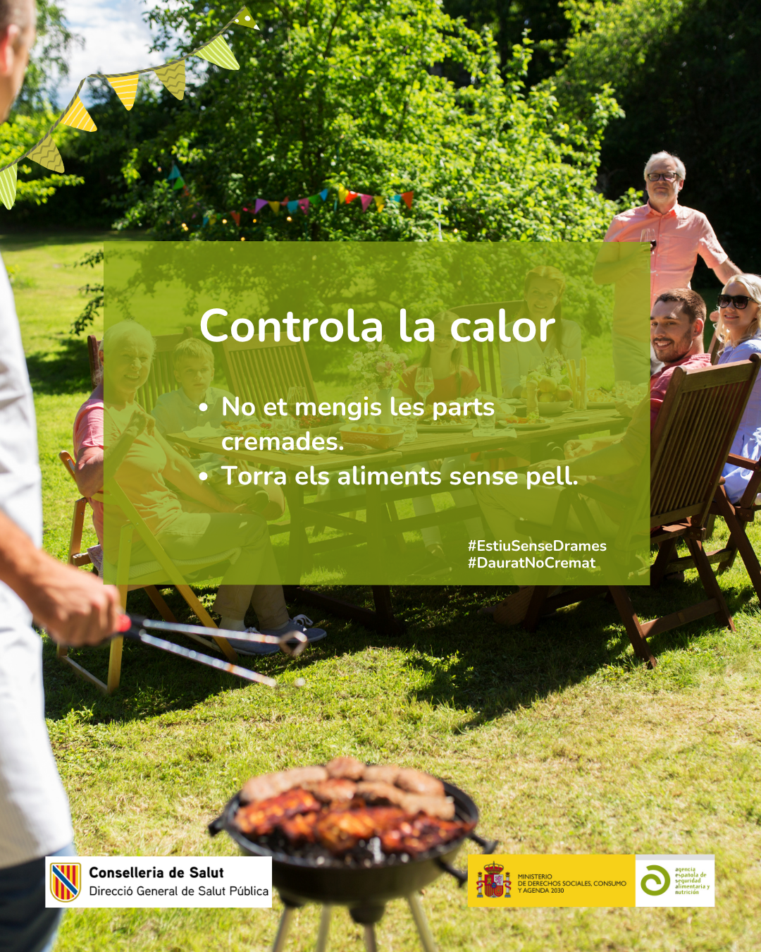 Imatge infografia Controla la calor