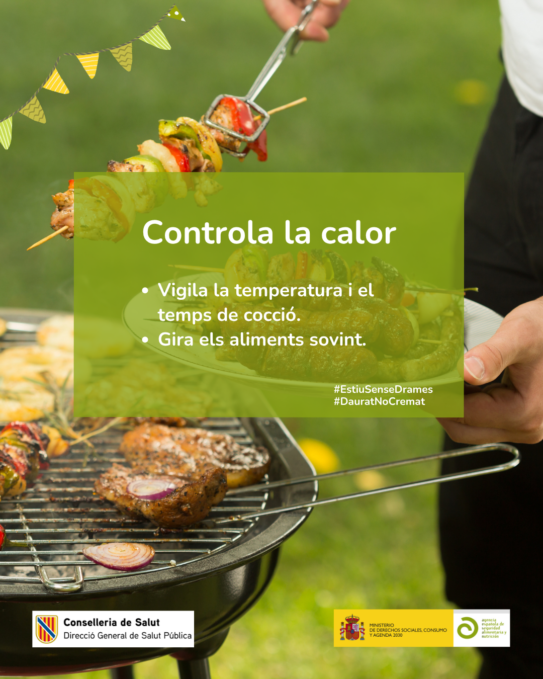 Imatge infografia Controla la calor