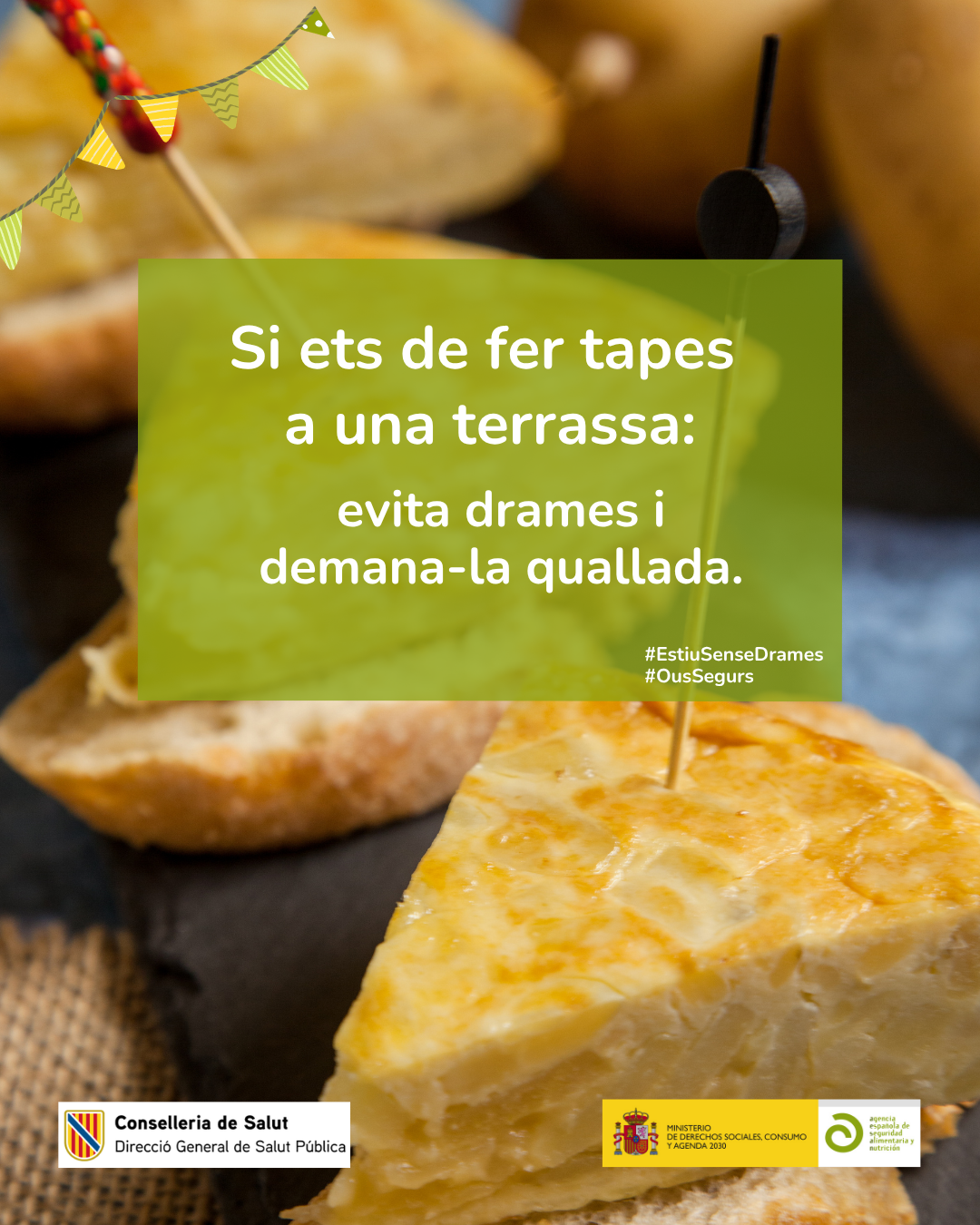 Imatge infografia Si ets de fer tapes a un terrassa