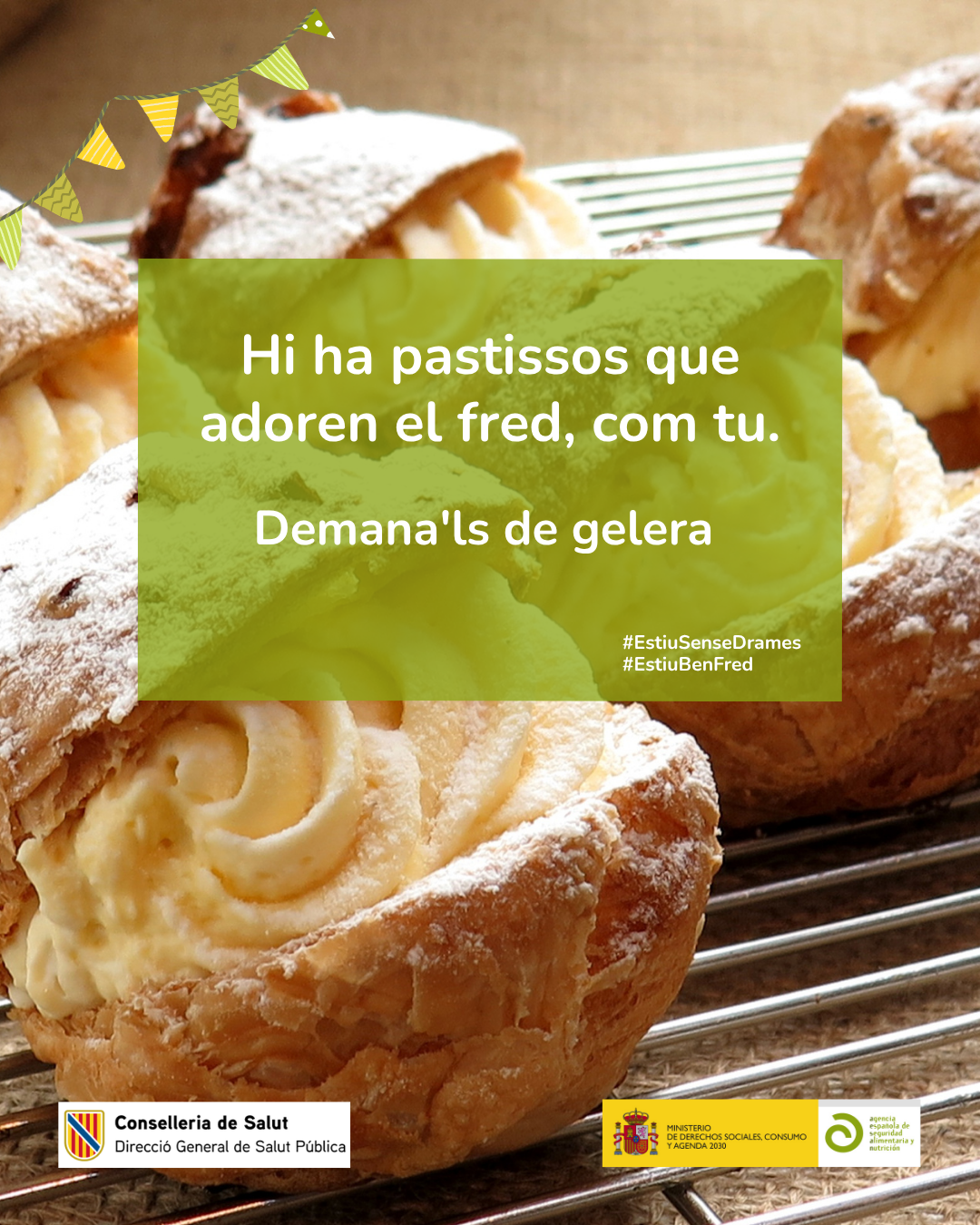 Imatge Infografia Hi ha pastissos que adoren el fred, com tu