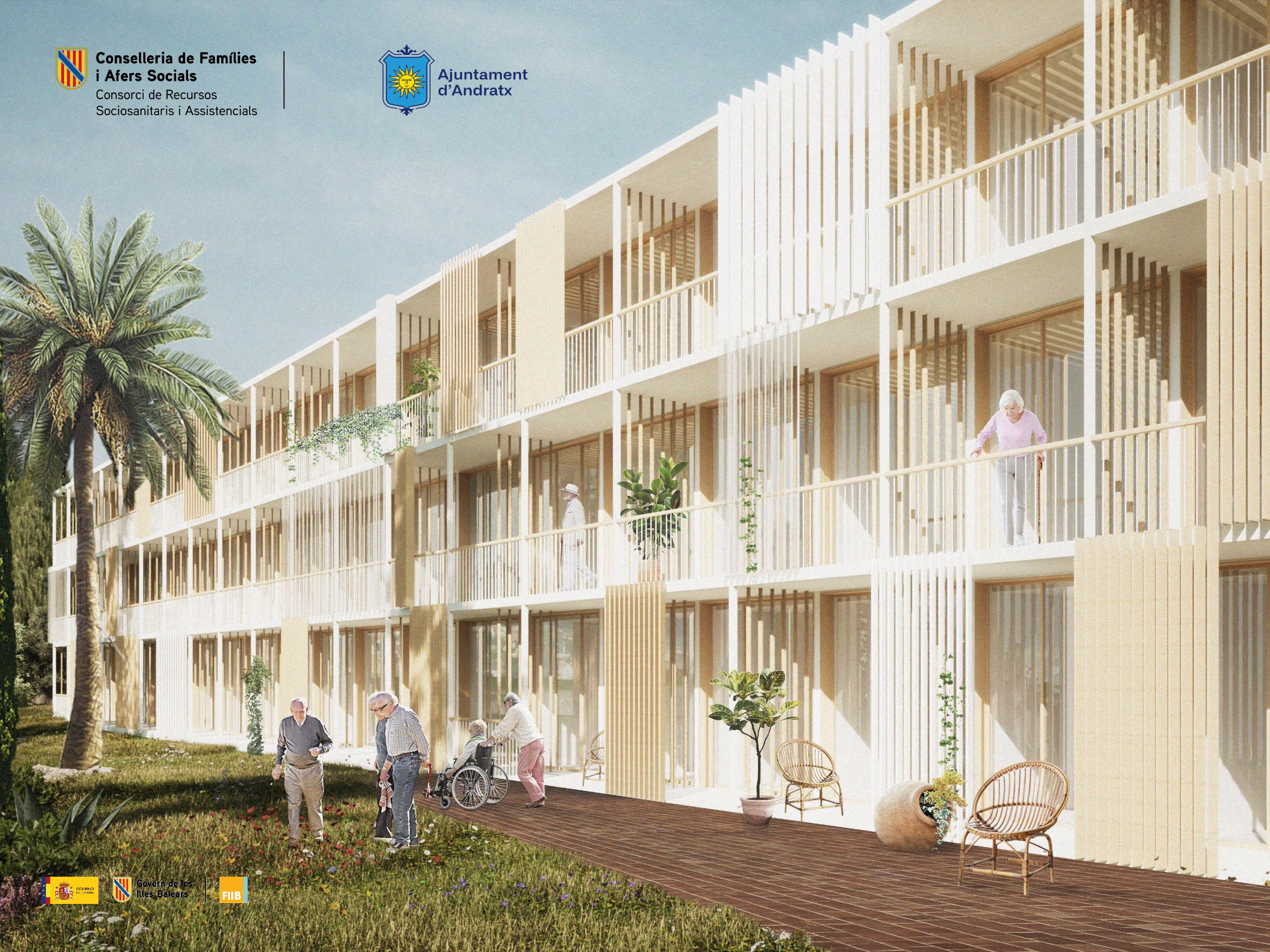Projecció de la residència d'Andratx