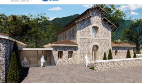 Projecció del centre de dia de Sóller