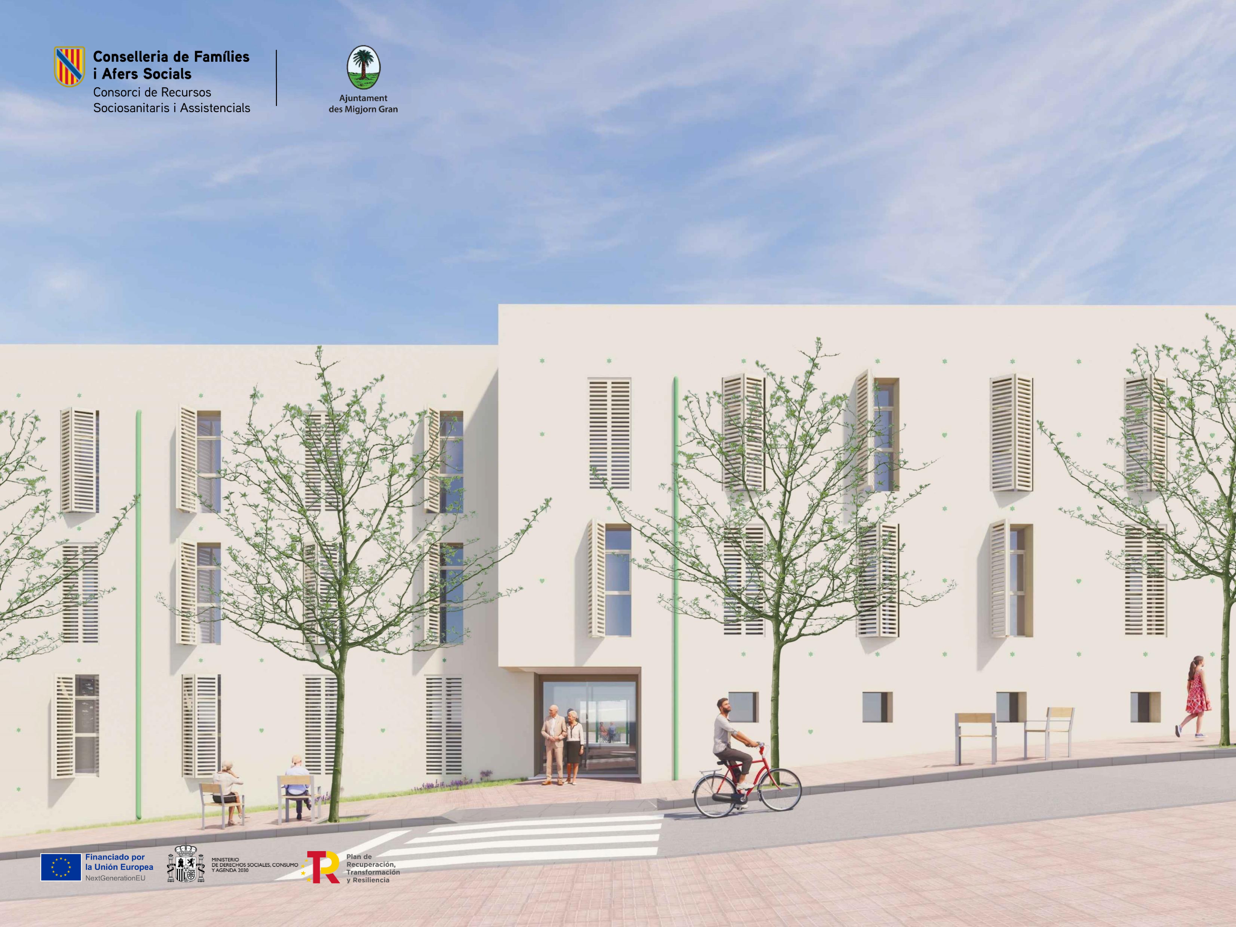 Projecció de la residència Es Migjorn