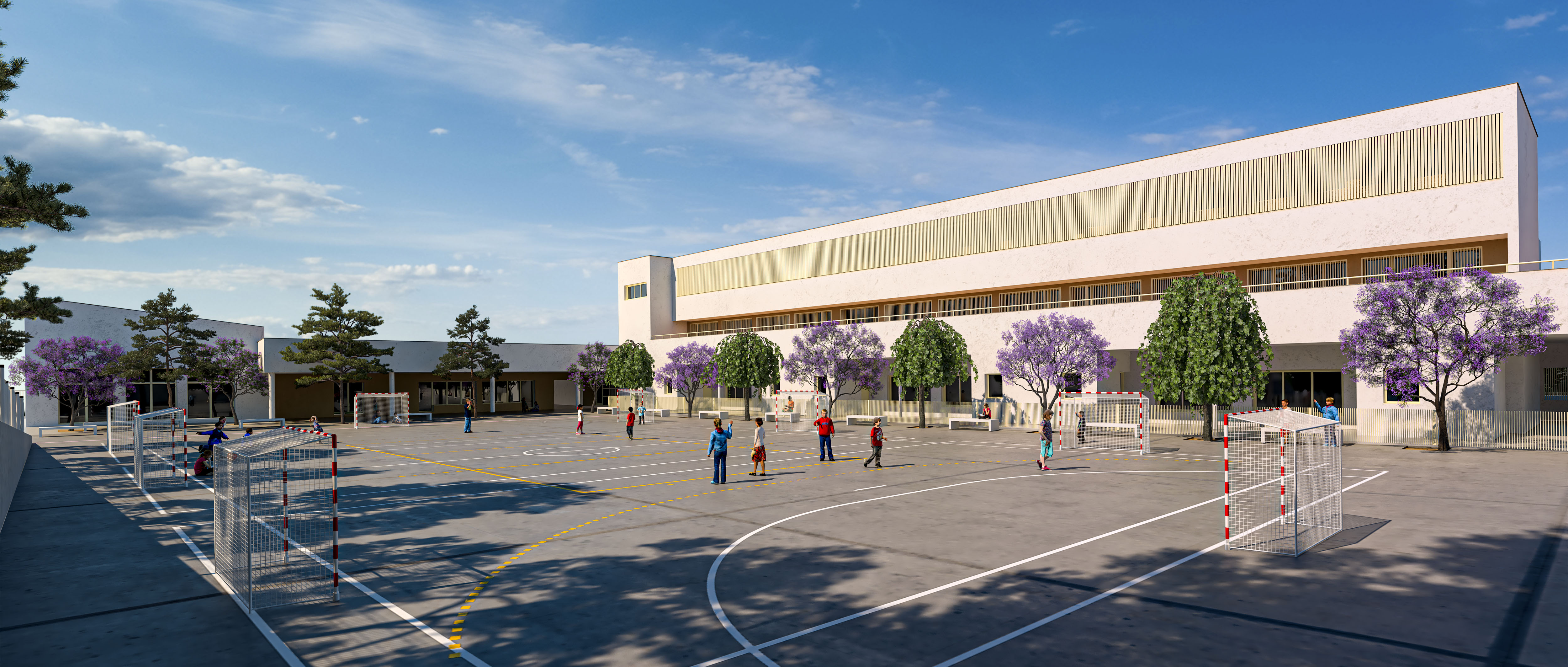 Render del futur CEIP Can Picafort