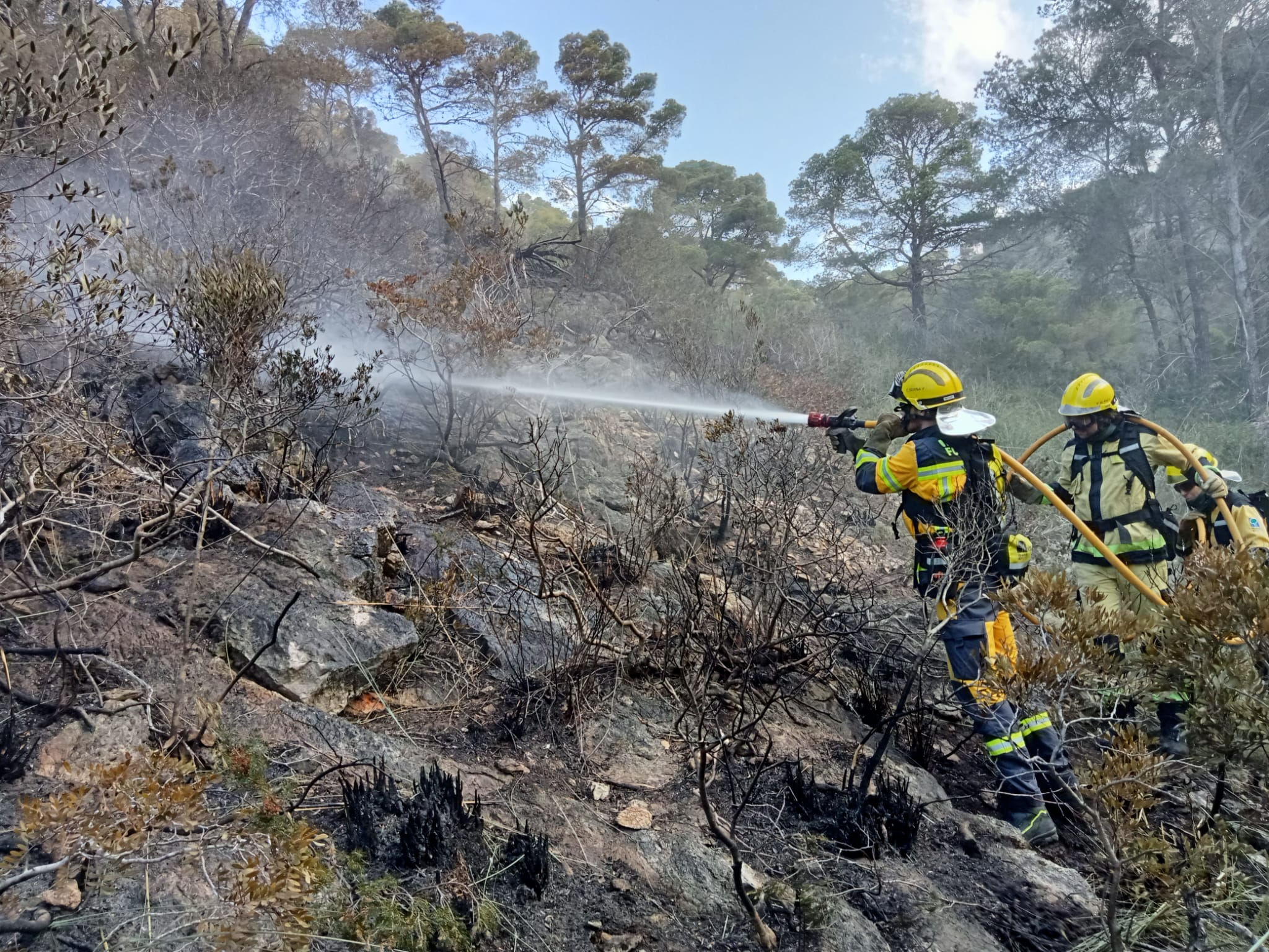 Perill alt d’incendis forestals