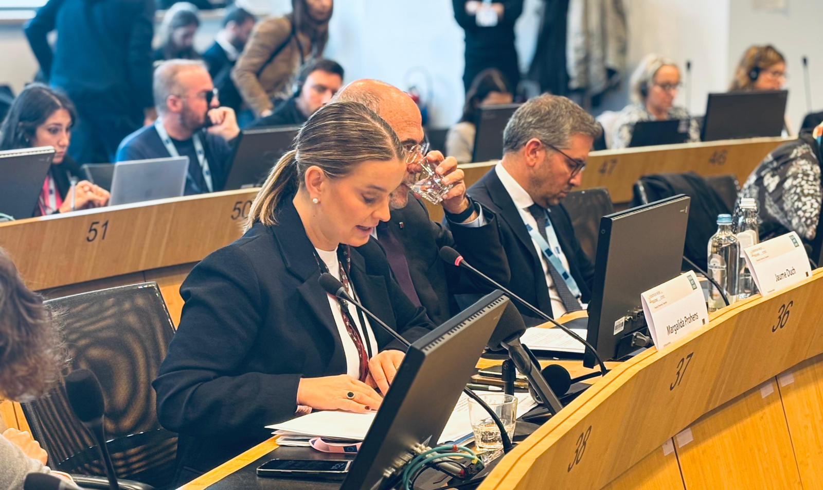 La presidenta Prohens en el seminari sobre el Pacte per al Mediterrani