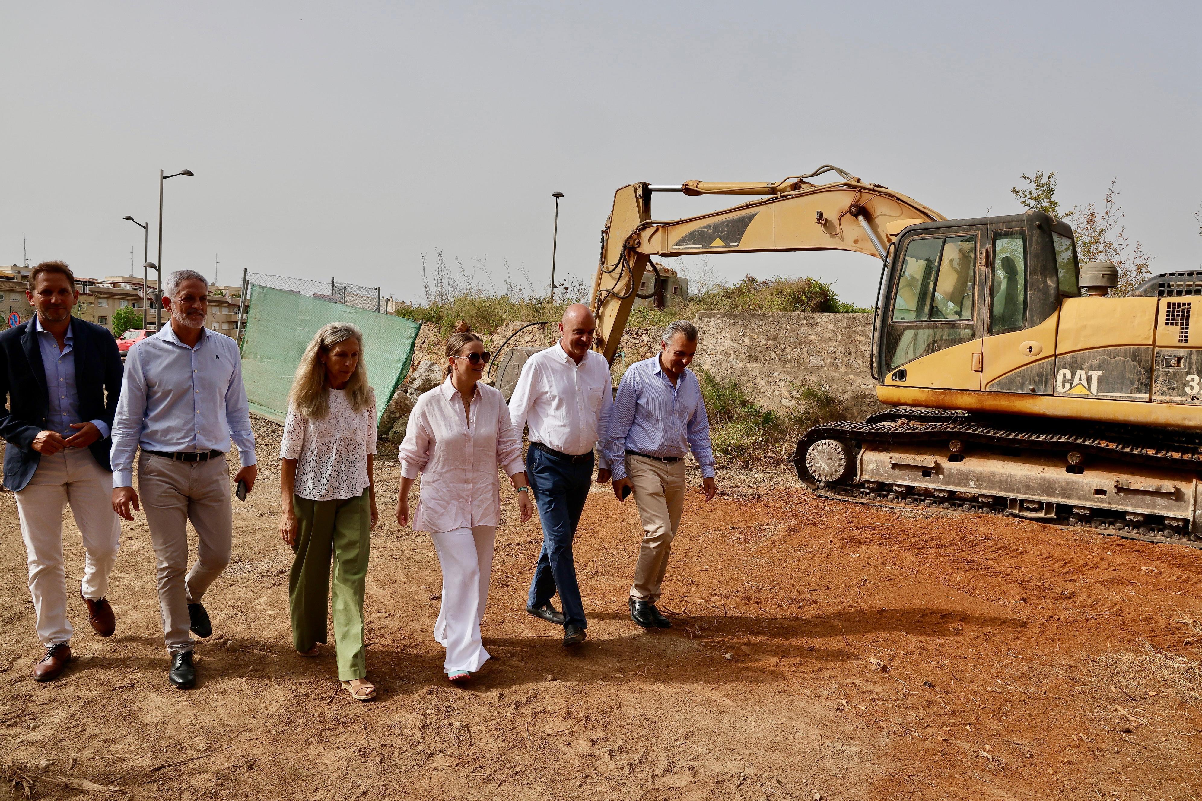 La presidenta Prohens col.loca la primera pedra del nou CEIP Es Faralló de Santa Eulària des Riu ( 27/08/25)