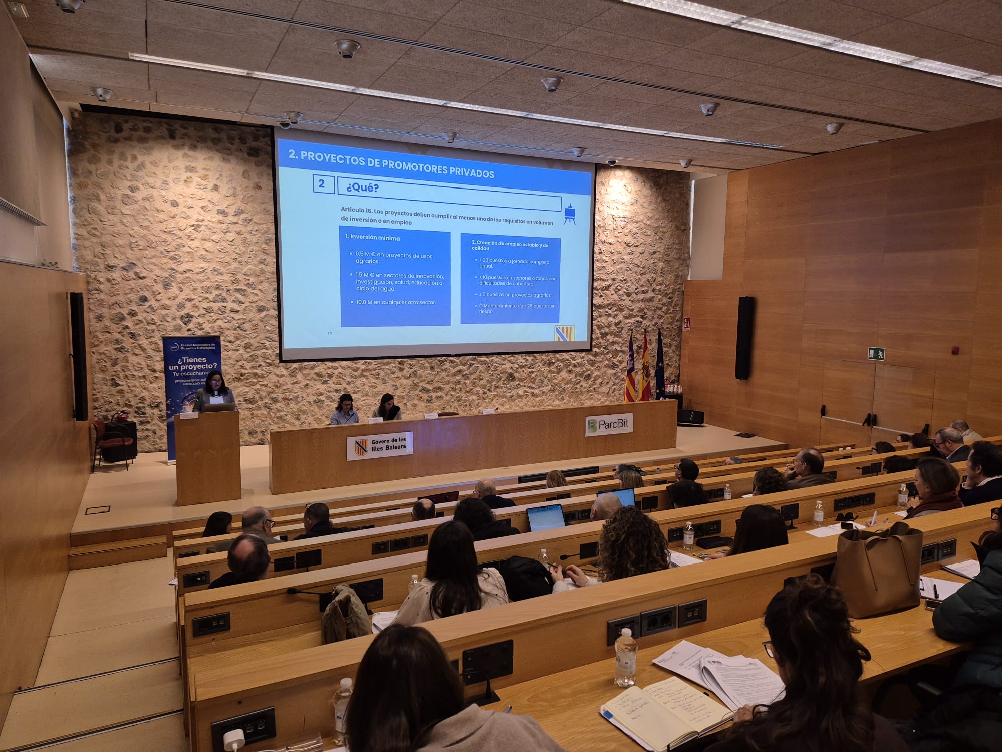 Imatge de la primera jornada de presentació de la Unitat Acceleradora de Projectes Estratègics