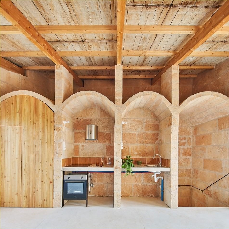 Interior de vivenda. Cuina