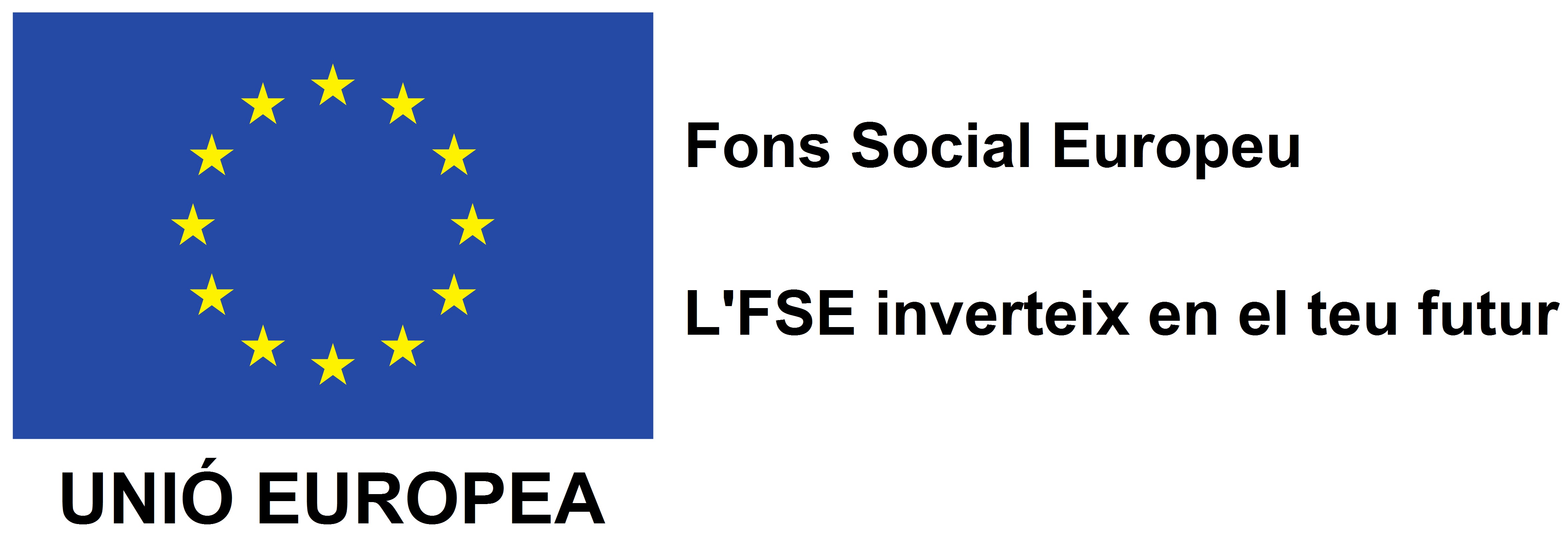 Logo FSE PO Pluriregional horizontal