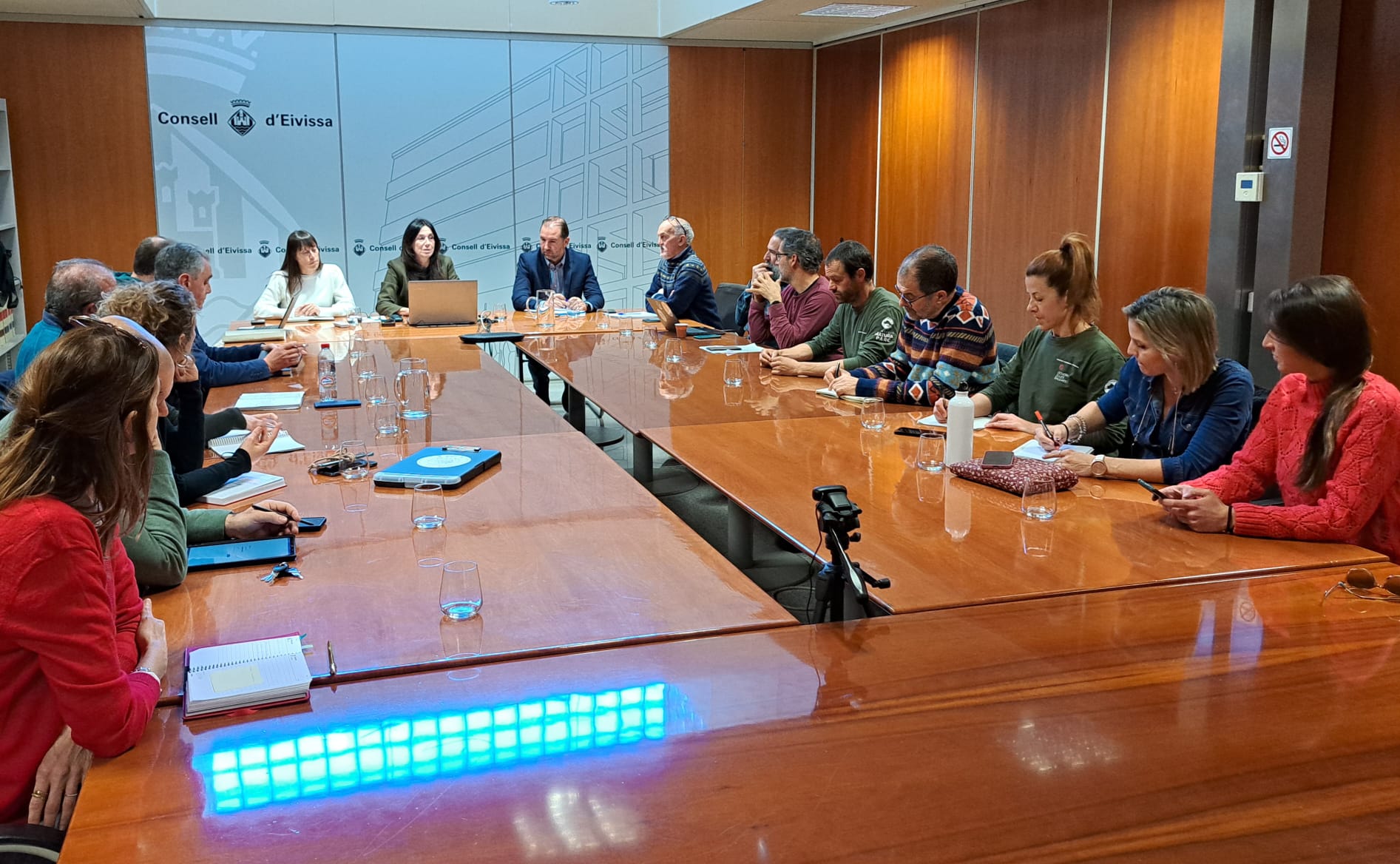 Reunió tècnica a la seu del Consell d'Eivissa