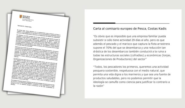 Carta del conseller Simonet al comissari de Pesca i Oceans de la Unió Europea.