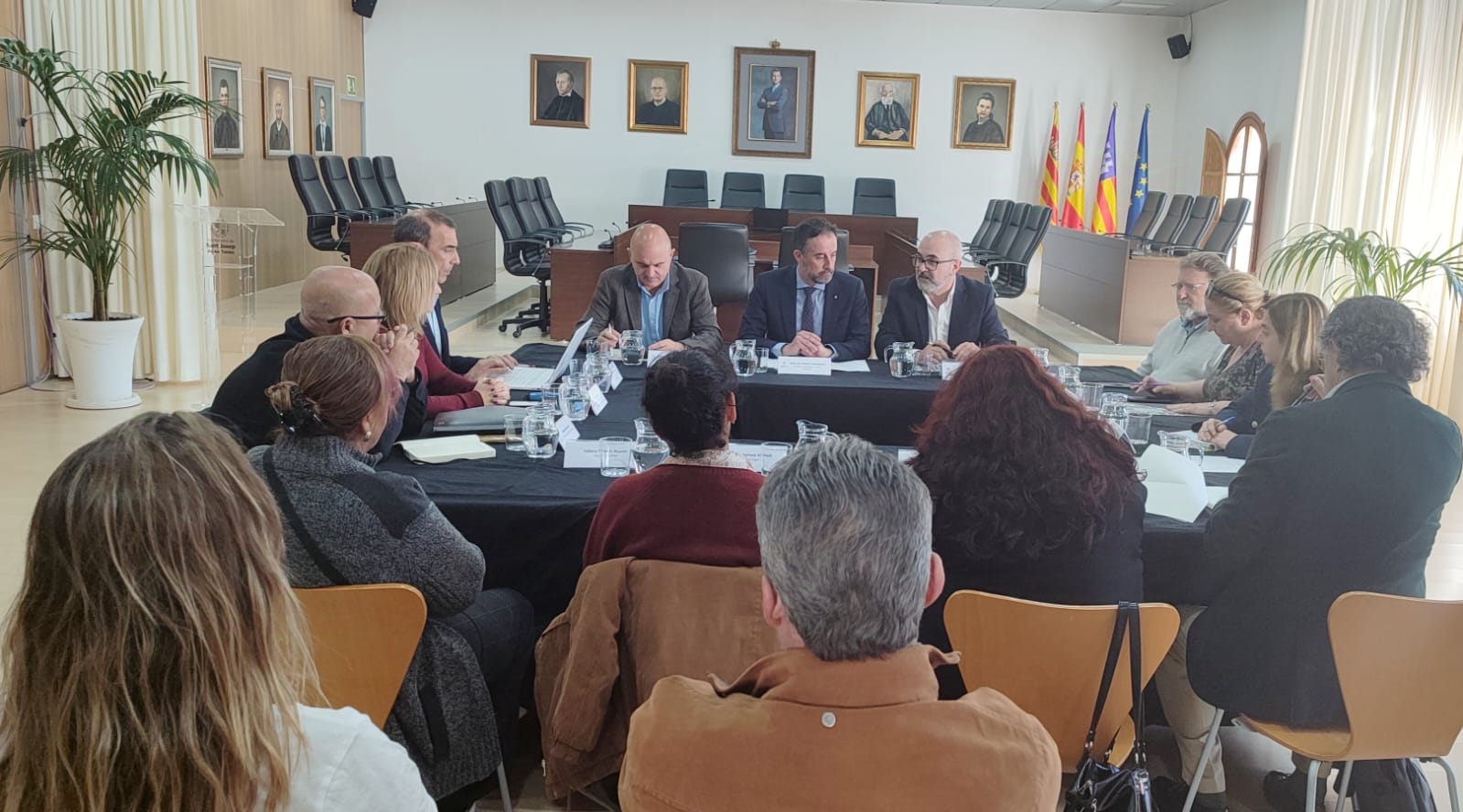 Imatge de la reunió.