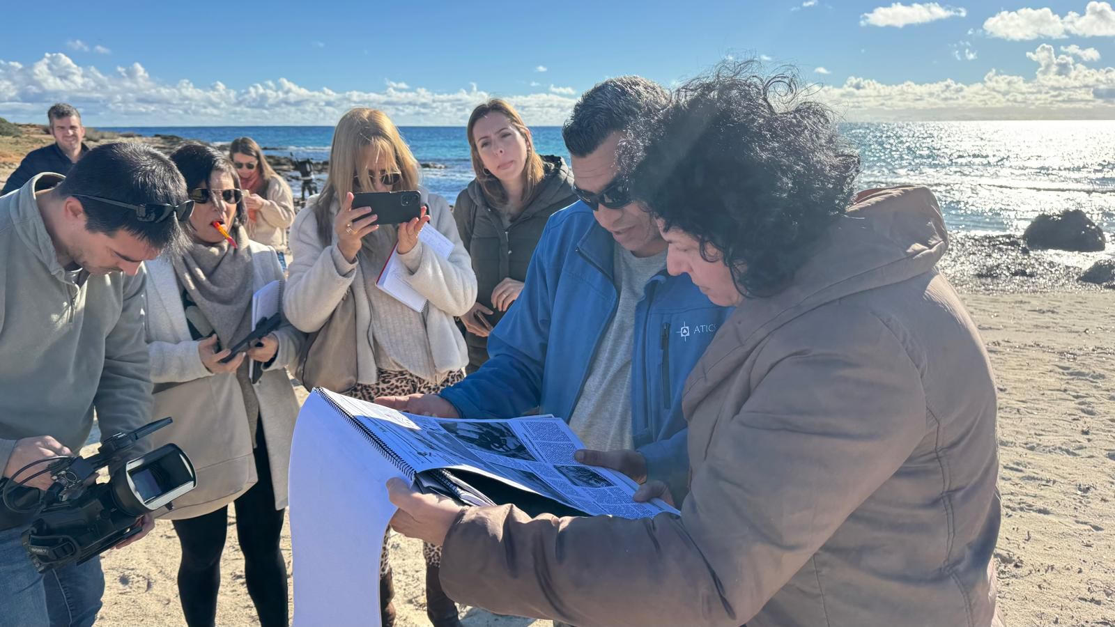 Inici de la segona fase del Projecte d’excavació i delimitació de la fossa de la platja de sa Coma