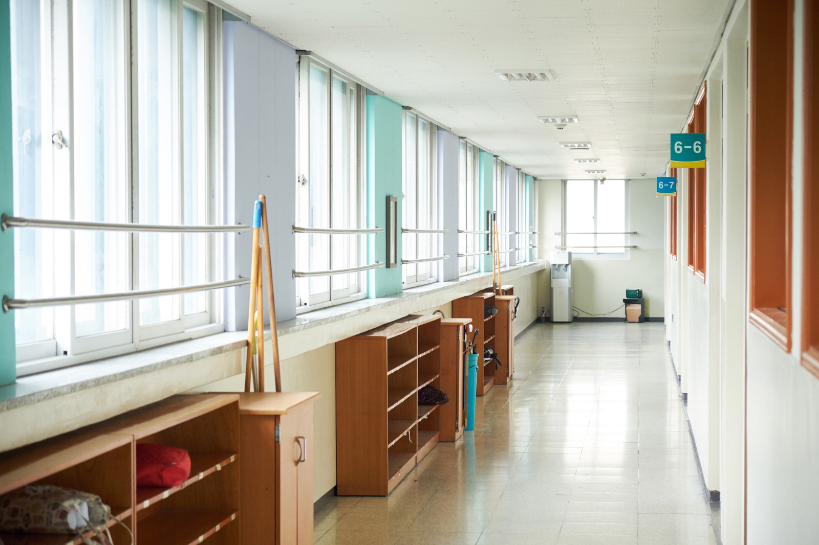 Passadís d'un centre educatiu