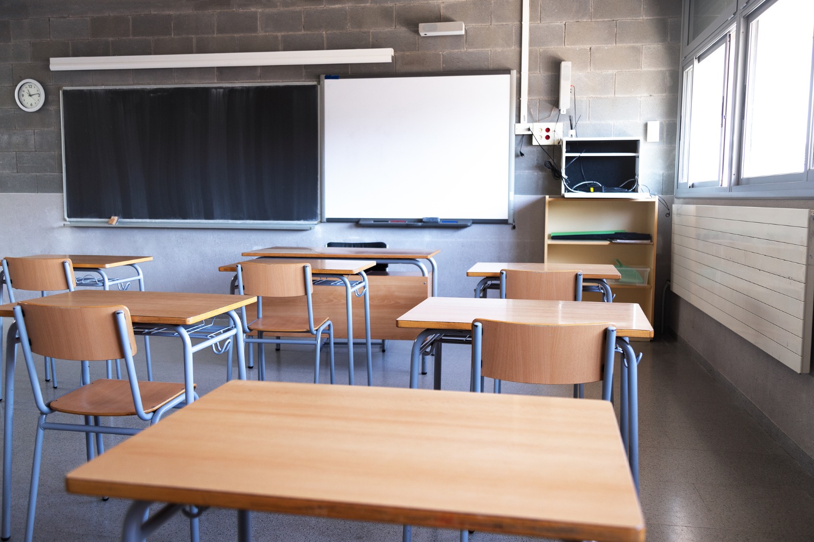 Aula d'un centre educatiu