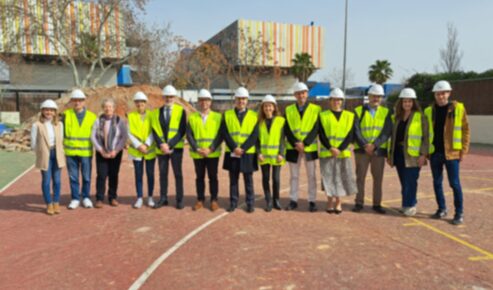 Visita a les obres del centre