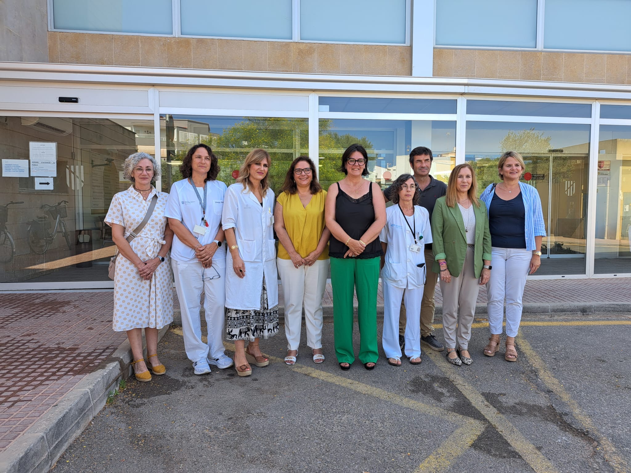 Visita al centre de salut Canal Salat