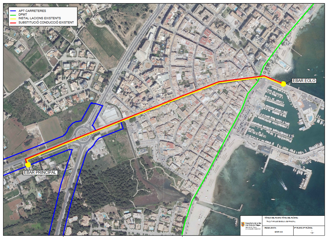 Estaciones de bombeo de aguas residuales en Pollença
