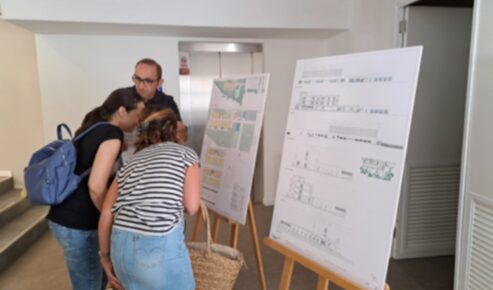 Imatge de la presentació del projecte del nou centre educatiu.