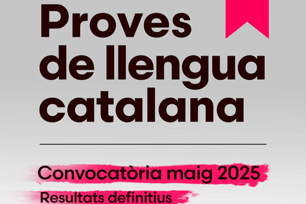 Convocatòria de proves de maig de 2025