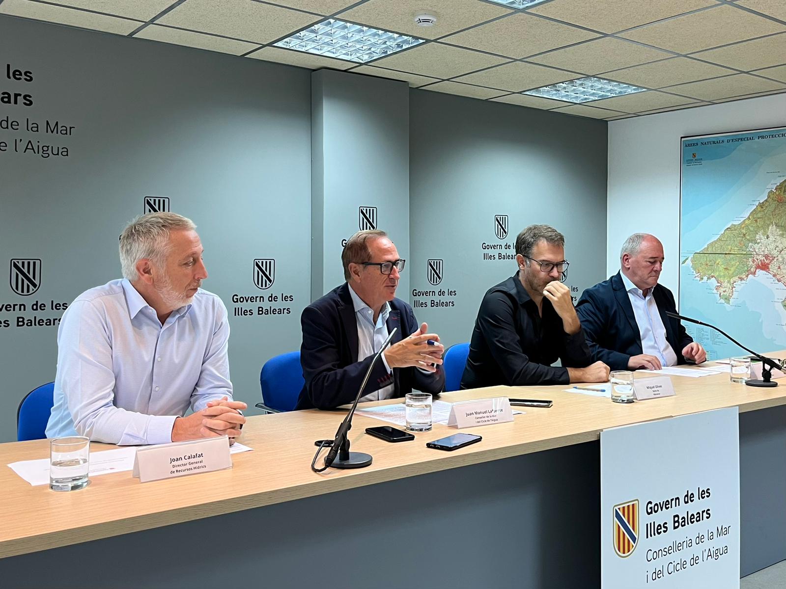 Presentació del projecte per fer arribar aigua en alta fins a Manacor